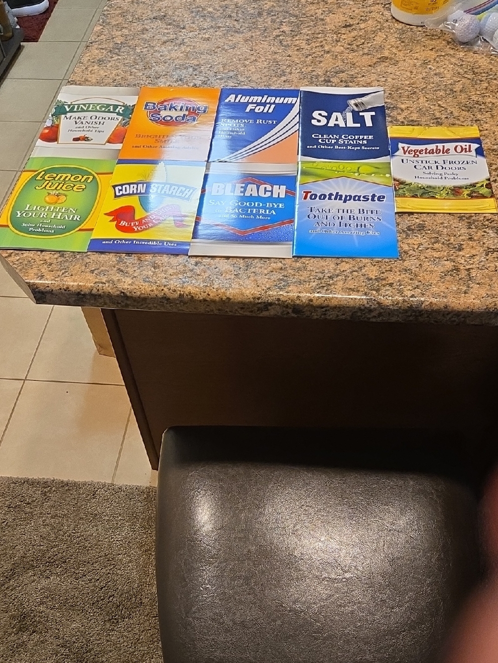 Multi-Use Home Kitchen Cleaning and Care Booklets